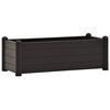vidaXL h&oslash;jbed 100x43x35 cm PP antracitgr&aring;