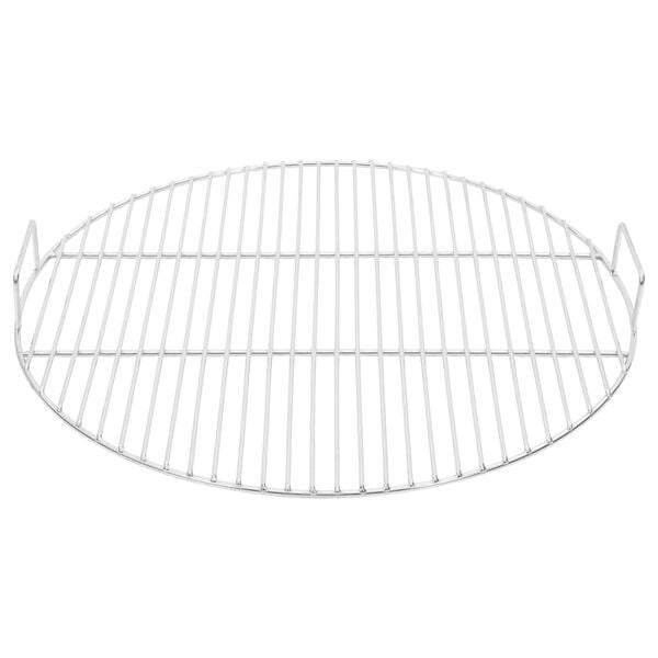vidaXL grillrist &Oslash;54 cm med h&aring;ndtag rund 304 rustfrit st&aring;l