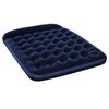 Bestway luftmadras med velourtop og indbygget fodpumpe 203x152x28 cm
