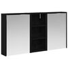 vidaXL Badev&aelig;relsesskabs&aelig;t 3 stk. 116 x 16 x 62,5 cm Konstrueret tr&aelig;