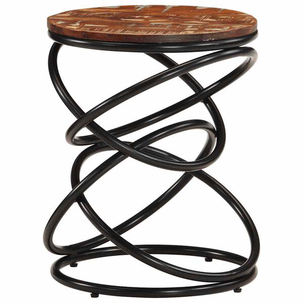 vidaXL endebord 40x40x52 cm massivt genbrugstræ