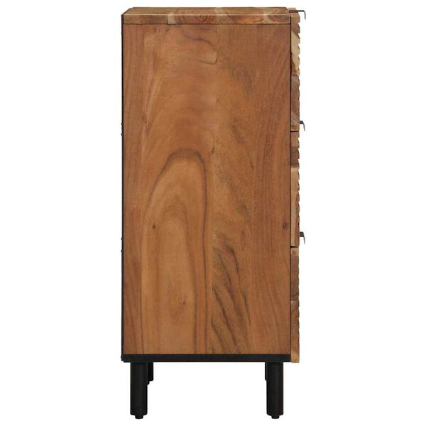 vidaXL Sideboard Naturfarvet 40 x 33,5 x 75 cm Massivt Akacietr&aelig;