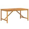vidaXL havebord 150x90x74 cm massivt akacietr&aelig;