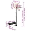 vidaXL basketballstativ 258-363 cm polyethylen hvid