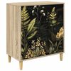 vidaXL Skuffeskab RHENEN Tropisk jungleprint 66 x 36,5 x 75 cm