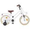 vidaXL B&oslash;rnecykel 12 tommer til 2-4 &aring;r gamle Hvid