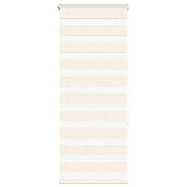 vidaXL zebragardin marmorbeige 55x150 cm stofbredde 50,9 cm polyester