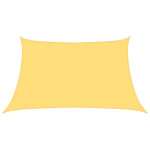 vidaXL solsejl 160 g/m&sup2; 3/4x2 m HDPE beige