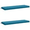 vidaXL B&aelig;nkepuder SOEST 2 stk. 100% polyester Lysebl&aring; 150 x 50 x 8 cm
