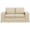 vidaXL Sofa Creme 162 x 80 x 82 cm Stof