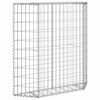 vidaXL gabion-højbed 100x20x100 cm trapezformet galvaniseret stål
