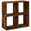 vidaXL bogreol/rumdeler 69,5x29x69,5 cm konstrueret tr&aelig; r&oslash;get eg