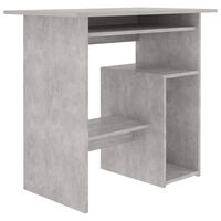 vidaXL skrivebord 80 x 45 x 74 cm spånplade betongrå