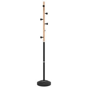 vidaXL stumtjener 177 cm pulverlakeret jern sort