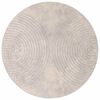vidaXL Indend&oslash;rs t&aelig;ppe GALATI Beige &Oslash; 120 CM Polyester
