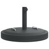 vidaXL parasolfod med h&aring;ndtag til &Oslash;38/48 mm st&aelig;nger 25 kg rund