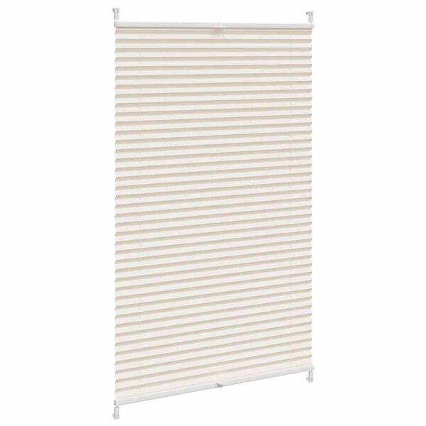 Plisseret blind 80x150 cm creme