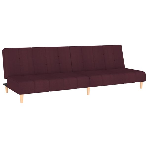 vidaXL 2-personers sovesofa stof lilla