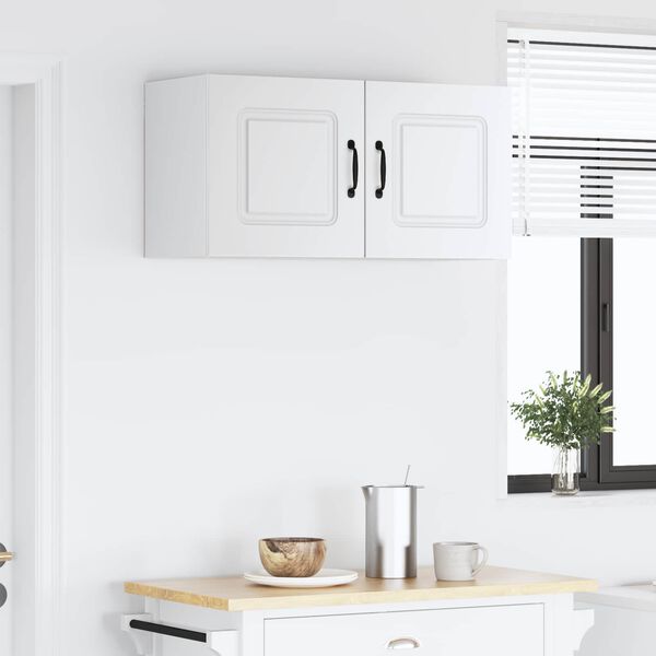 vidaXL K&oslash;kkenskab Kalmar Hvid 80 x 31 x 40 cm Konstrueret tr&aelig;