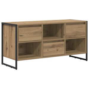 vidaXL TV-skab Artisan eg 100 x 36 x 49,5 cm Konstrueret tr&aelig;