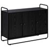 vidaXL sk&aelig;nk Sort eg 102 x 35 x 75 cm Konstrueret tr&aelig;