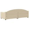 vidaXL daybed 80x200 cm stof cremefarvet