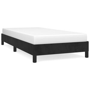 vidaXL sengeramme 80x200 cm fl&oslash;jl sort