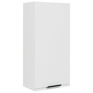 vidaXL v&aelig;gh&aelig;ngt badev&aelig;relsesskab 32x20x67 cm hvid