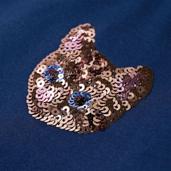 Sweatshirt til børn str. 116 marineblå