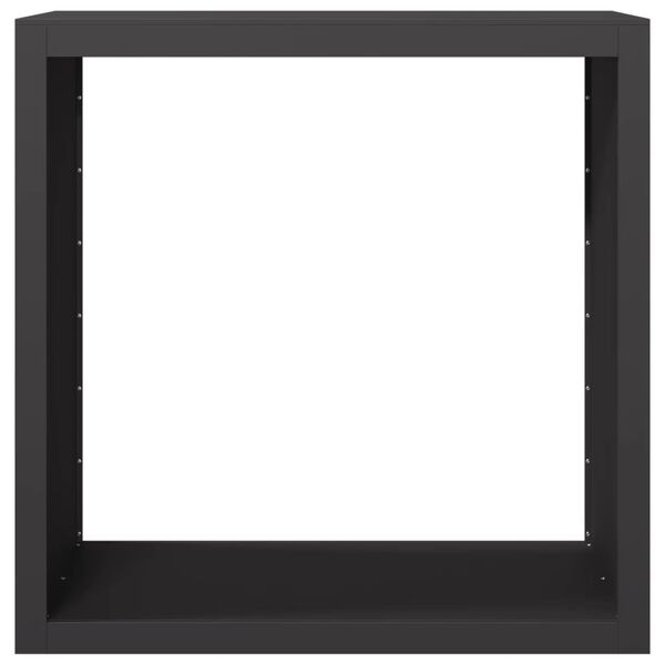 vidaXL brændestativ 100x40x100 cm stål sort