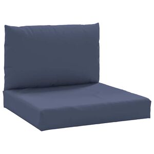 vidaXL pallehynder 2 stk. stof marinebl&aring;