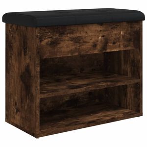 vidaXL skob&aelig;nk 62x32x50 cm konstrueret tr&aelig; r&oslash;get egetr&aelig;sfarve