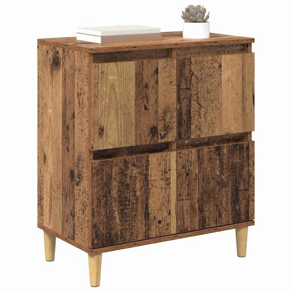 vidaXL Sideboard Gammelt tr&aelig; 60 x 35 x 70 cm Konstrueret tr&aelig;