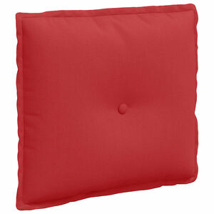 vidaXL Rygpude R&oslash;d 50 x 19 x 45 cm Stof