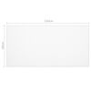 vidaXL bordbeskytter 120x60 cm 1,6 mm PVC mat