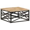 vidaXL sofabord 68x68x35 cm massivt mangotr&aelig;