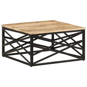 vidaXL sofabord 68x68x35 cm massivt mangotr&aelig;