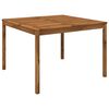 vidaXL Havemiddagstabel Naturfarvet 110 x 108,5 x 75 cm