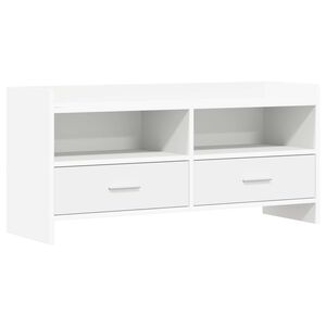 vidaXL TV-skab 100 x 33 x 47 cm Hvid Konstrueret tr&aelig;