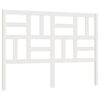 vidaXL sengeg&aelig;rde 166x4x104 cm massivt fyrretr&aelig; hvid