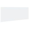 vidaXL sengegavl med skabe 200 cm konstrueret træ hvid