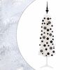 vidaXL Kunstigt slankt juletr&aelig; med julekugle 150 cm 150 LED'er