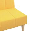 vidaXL 2-personers sovesofa stof gul