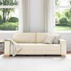 vidaXL 3-personers sofa Beige 220 cm Linned-blandet stof