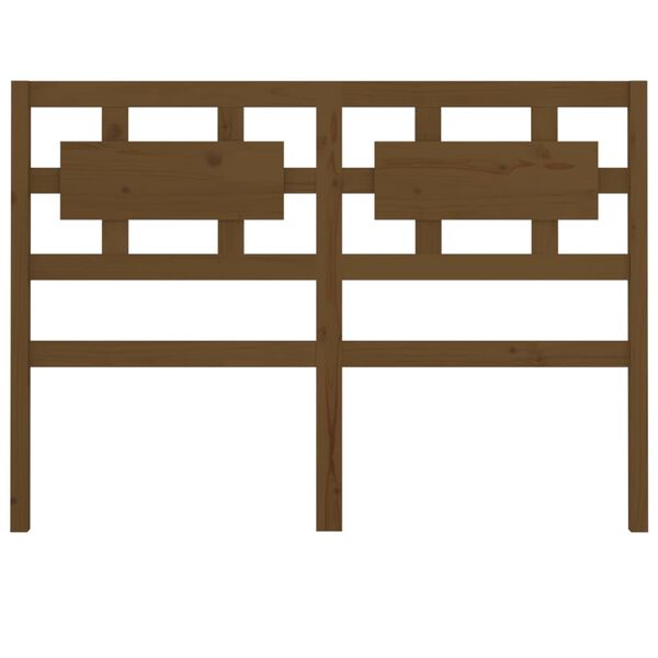 vidaXL sengeg&aelig;rde 165,5x4x100 cm massivt fyrretr&aelig; gyldenbrun