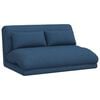 vidaXL Gulvstol Bl&aring; 110 x 82 x 55 cm Stof