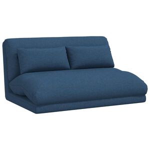 vidaXL Justerbar Gulvstol Bl&aring; Stof