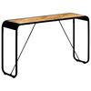 vidaXL konsolbord 140 x 35 x 76 cm massivt ru mangotr&aelig;