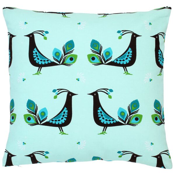 vidaXL puder 2 stk. med print 40x40 cm bomuld flerfarvet