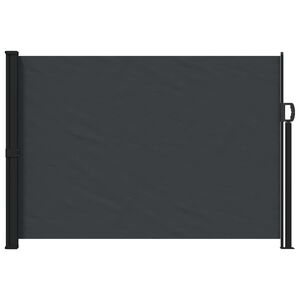 vidaXL Udtr&aelig;kkeligt side-markise Sort 300 x 170 cm Polyester